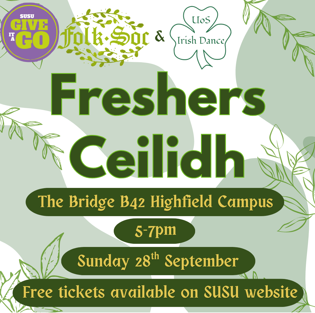 Give It A Go: Ceilidh with Folk Soc and Irish Dance 